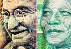 Gandhi Mandela south africa tour